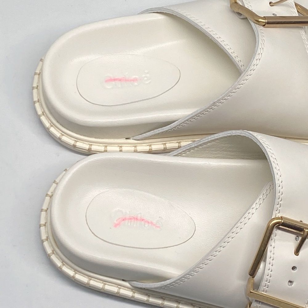 Chloe Rebecca Leather Slide Sandals size 39 - Picture 12 of 15